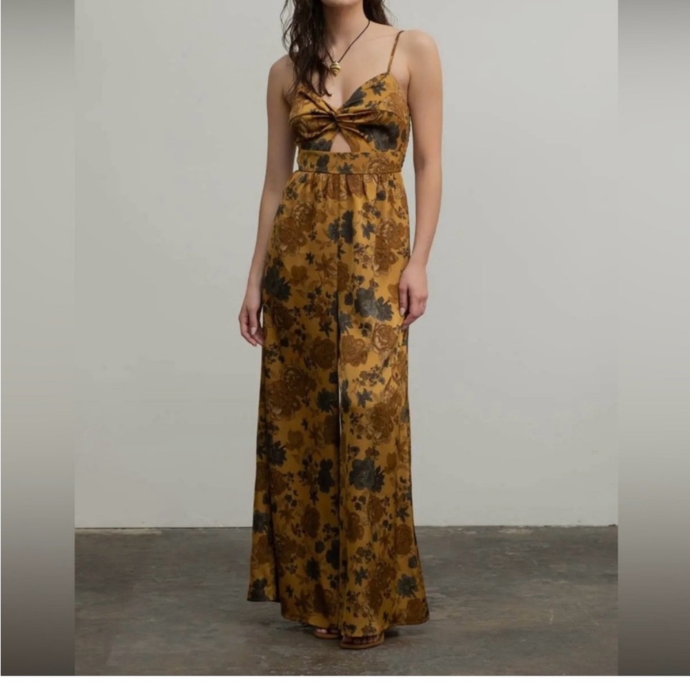 Enchanted Flowers Jumpsuit long with pockets